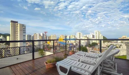 Cobertura com 2 dormitórios à venda, 120 m² por R$ 1.300.000,00 - Tombo - Guarujá/SP