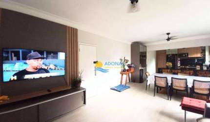 Apartamento com 3 dormitórios à venda, 120 m² por R$ 690.000,00 - Pitangueiras - Guarujá/SP