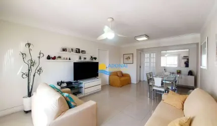 Apartamento com 3 dormitórios à venda, 126 m² por R$ 700.000,00 - Pitangueiras - Guarujá/SP