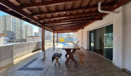 Cobertura com 2 dormitórios à venda, 110 m² por R$ 800.000,00 - Jardim Astúrias - Guarujá/SP