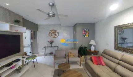 Flat com 2 dormitórios à venda, 70 m² por R$ 550.000,00 - Pitangueiras - Guarujá/SP