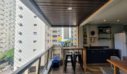 Apartamento com 4 dormitórios à venda, 195 m² por R$ 1.000.000,00 - Pitangueiras - Guarujá/SP