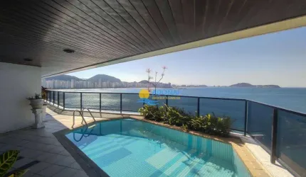 Apartamento com 4 dormitórios à venda, 367 m² por R$ 3.400.000,00 - Jardim Astúrias - Guarujá/SP