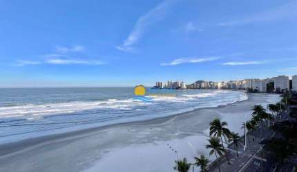 Apartamento Frente Mar na Praia Pitangueiras com Vista Mar.