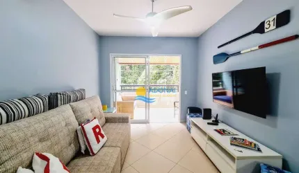 Apartamento com 3 dormitórios à venda, 100 m² por R$ 570.000,00 - Pitangueiras - Guarujá/SP