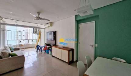 Apartamento com 2 dormitórios à venda, 80 m² por R$ 555.000,00 - Jardim Astúrias - Guarujá/SP