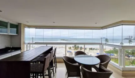 Apartamento com 3 dormitórios à venda, 166 m² por R$ 2.250.000,00 - Pitangueiras - Guarujá/SP