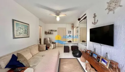 Apartamento com 2 dormitórios à venda, 75 m² por R$ 590.000,00 - Tombo - Guarujá/SP