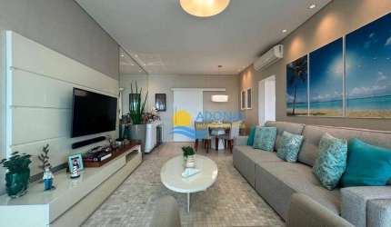 Apartamento com 3 dormitórios à venda, 132 m² por R$ 1.800.000,00 - Enseada - Guarujá/SP