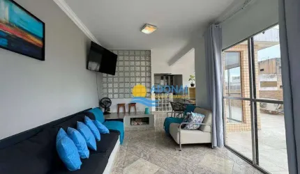 Cobertura com 3 dormitórios à venda, 165 m² por R$ 530.000,00 - Enseada - Guarujá/SP