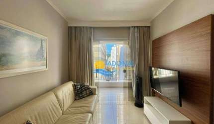 Apartamento com 1 dormitório à venda, 58 m² por R$ 430.000,00 - Pitangueiras - Guarujá/SP