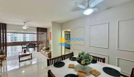Apartamento com 3 dormitórios à venda, 107 m² por R$ 700.000,00 - Pitangueiras - Guarujá/SP