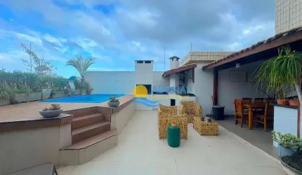 Cobertura com 3 dormitórios à venda, 164 m² por R$ 800.000 - Enseada - Guarujá/SP