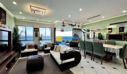 Apartamento com 3 dormitórios à venda, 119 m² por R$ 950.000,00 - Pitangueiras - Guarujá/SP
