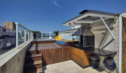 Cobertura com 3 dormitórios à venda, 196 m² por R$ 960.000,00 - Enseada - Guarujá/SP