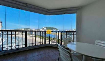Apartamento com 4 dormitórios à venda, 220 m² por R$ 1.500.000,00 - Pitangueiras - Guarujá/SP
