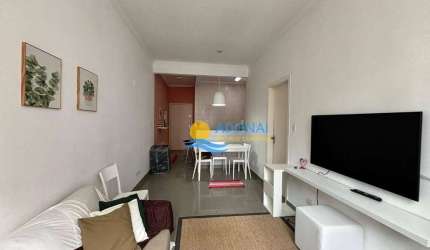 Apartamento com 1 dormitório à venda, 60 m² por R$ 340.000,00 - Pitangueiras - Guarujá/SP