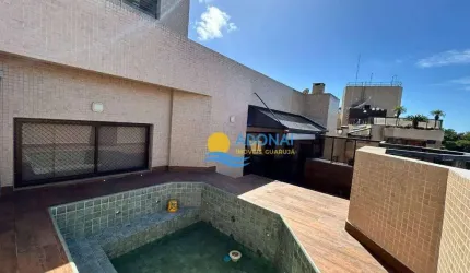 Cobertura com 4 dormitórios à venda, 198 m² por R$ 1.300.000,00 - Pitangueiras - Guarujá/SP
