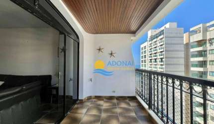 Apartamento com 3 dormitórios à venda, 160 m² por R$ 1.000.000,00 - Pitangueiras - Guarujá/SP