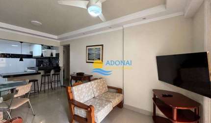 Apartamento com 2 dormitórios à venda, 75 m² por R$ 600.000,00 - Pitangueiras - Guarujá/SP