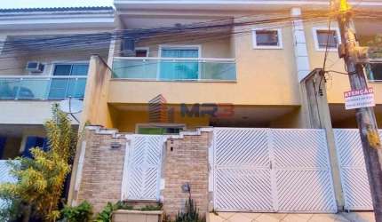 Casa em condomínio fechado com 3 quartos à venda na Estrada da Ligação, 456, Taquara, Rio de Janeiro, 210 m2 por R$ 370.000