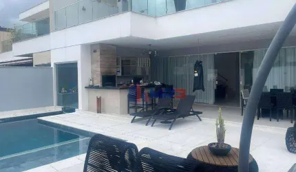 Casa em condomínio fechado com 4 quartos à venda na Estrada Vereador Alceu de Carvalho, 555, Recreio dos Bandeirantes, Rio de Janeiro, 329 m2 por R$ 3.600.000