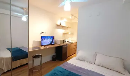 VENDA STUDIO COM LAZER SEM VAGA CHAVES NA MÃO PRÓXIMO METRÔ PARAÍSO E METRÔ ANA ROSA