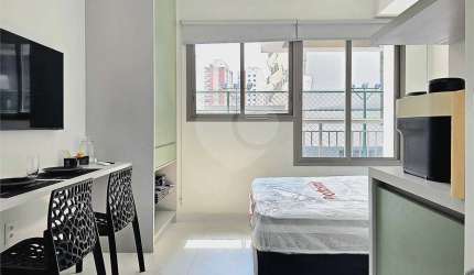 Studio para venda e locação com 21 metros quadrados NO PARAÍSO