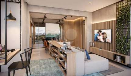 LINDO STUDIO DE 22M² NO CONTRAPISO RECEM ENTREGUE LOCALIZADO NO BROOKLIN