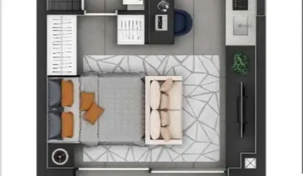 Apartamento com 1 quarto à venda na Rua Almirante Tamandaré, 150, Floresta, Porto Alegre, 21 m2 por R$ 389.000