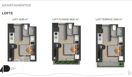 Apartamento com 1 quarto à venda na Rua Almirante Tamandaré, 150, Floresta, Porto Alegre, 17 m2 por R$ 236.550