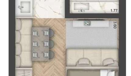Apartamento com 1 quarto à venda na Avenida dos Cubanos, 146, Partenon, Porto Alegre, 26 m2 por R$ 340.000