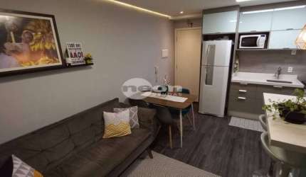 Apartamento com 2 quartos à venda na Rua Francisco Rossano, 110, Sítio da Figueira, São Paulo, 40 m2 por R$ 386.900