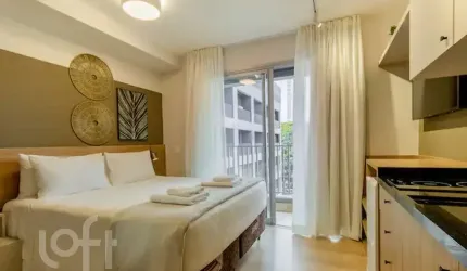 Apartamento com 1 quarto à venda na Rua Dona Maria Carolina, 692, Pinheiros, São Paulo, 23 m2 por R$ 585.000