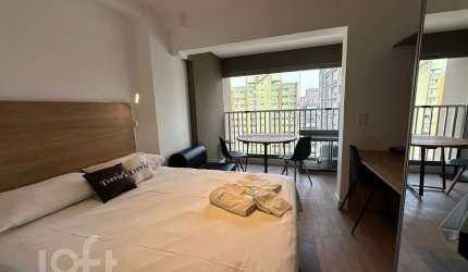 Apartamento com 1 quarto à venda na Rua Cubatão, 810, Vila Mariana, São Paulo, 21 m2 por R$ 510.000