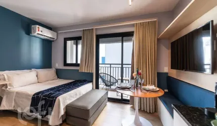 Apartamento com 1 quarto à venda na Rua Major Sertório, 423, Consolação, São Paulo, 27 m2 por R$ 550.000