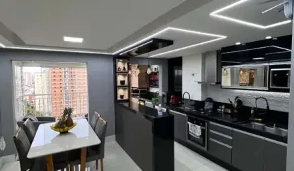 Apartamento com 2 quartos à venda na Rua Piracicaba, 550, Vila Valparaíso, Santo André, 72 m2 por R$ 763.200