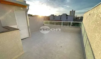 Cobertura com 2 quartos à venda na Rua Cajuru, 226, Vila Pires, Santo André, 98 m2 por R$ 422.999