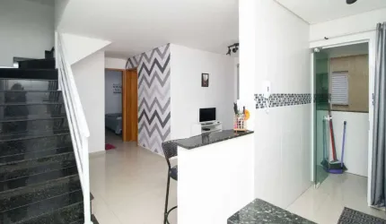 Cobertura com 2 quartos para alugar na Rua Tiradentes, 125, Vila Assunção, Santo André, 80 m2 por R$ 2.520