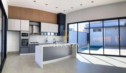 Casa nova, térrea, 3 suítes, piscina, Energia fotovoltaica, ótima localização, Cond, Gran Reserve, Indaiatuba  SP