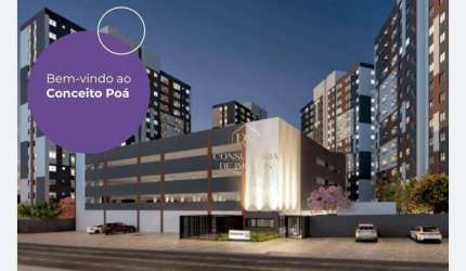 Apartamento com 2 dormitórios à venda, 47 m² por R$ 271.700 - Cidade Kemel - Poá/SP