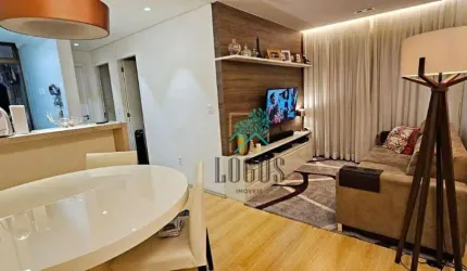 Apartamento bem distribuído com 55m² composto 2 dormitórios, à venda por R$ 425.000 - Suíço (Taboão), SBC/SP