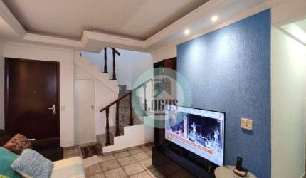 Cobertura bem distribuído com 126m² composto por 2 dormitórios, à venda por R$ 470.000 - Bairro Suíço, SBC/SP