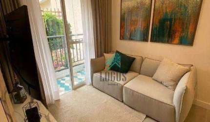 Apartamento com 2 dormitórios à venda, 48 m² por R$ 388.000,00 - Vila João Basso - São Bernardo do Campo/SP