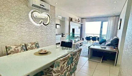 Apartamento com 96m² IMPECÁVEL!!! Composto por 3 dormitórios sendo 1 suíte, á venda por R$ 1.250.000 - Praia da Enseada, Guarujá/SP