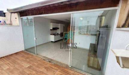 Cobertura IMPECÁVEL ótima disposição de 79m² (39m²+39m²), 2 quartos sendo 1 suíte, à venda por R$ 350.000 - Vila Progresso, Santo André/SP