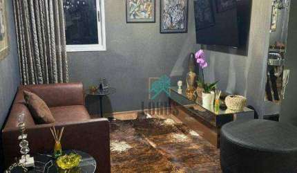 Apartamento com 1 dormitório para alugar, 41 m² por R$ 2.804,00/mês - Casa Branca - Santo André/SP