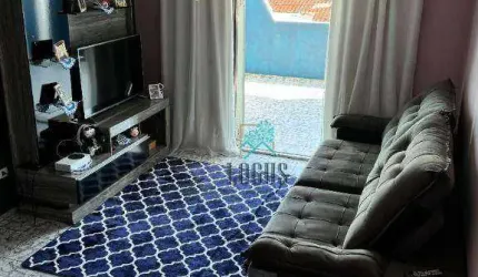 Sobrado com 109m² composto por 3 dormitórios sendo 1 com suíte e sacada, à venda por R$ 535.000 - Jardim do Estádio, Santo André/SP