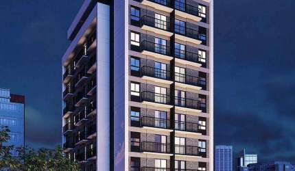 Flat com 1 dormitório à venda, 27 m² por R$ 380.000,00 - Pompeia - São Paulo/SP