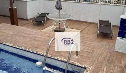Cobertura com 3 quartos e 2 vagas de garagem
